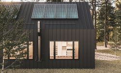 Renewable Opportunities To Make Investment Properties More Eco-Friendly wood building with solar panels